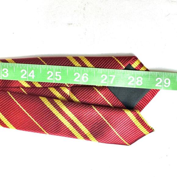 Classic Red and Yellow Striped Tie "Harry Potter Tie - Picture 12 of 12